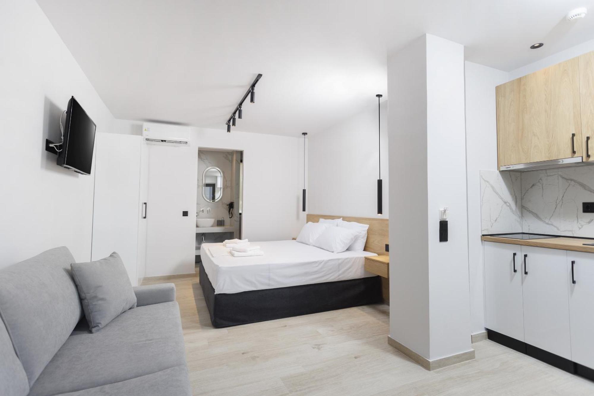 Rigas Boutique Rooms Pefkochori Esterno foto
