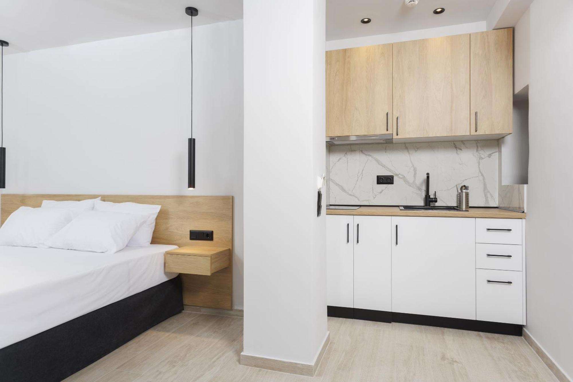 Rigas Boutique Rooms Pefkochori Esterno foto