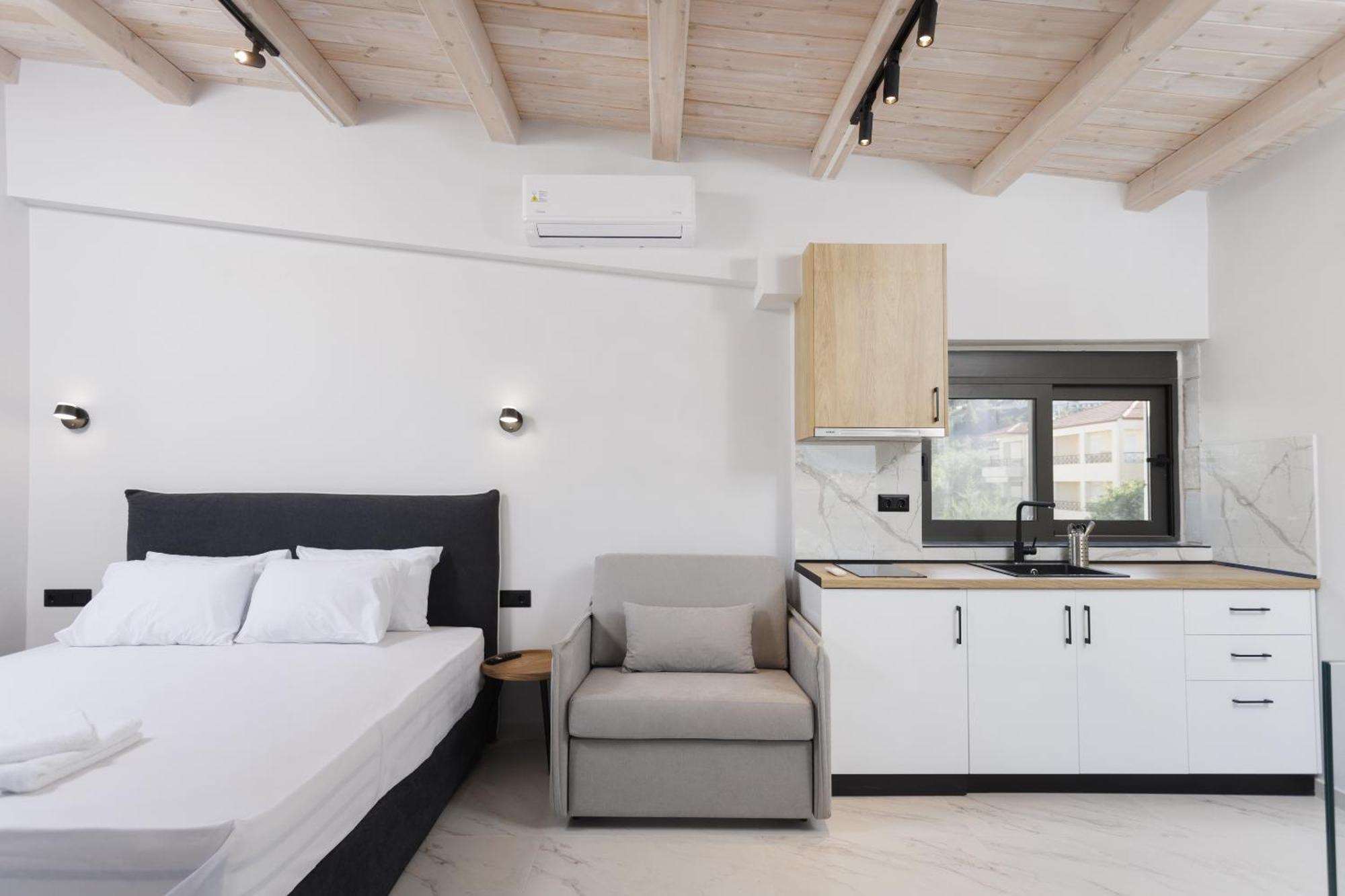 Rigas Boutique Rooms Pefkochori Esterno foto