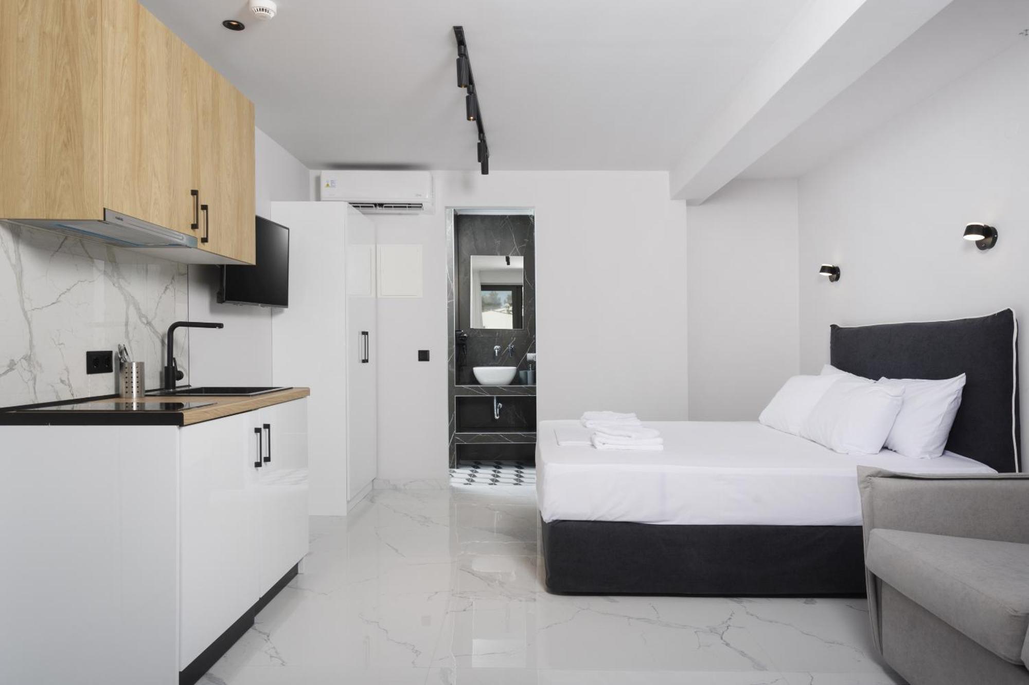 Rigas Boutique Rooms Pefkochori Esterno foto